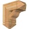 Ekena Millwork Funston Arts and Crafts Rough Sawn Bracket w/ Offset Brace, Western Red Cedar, 8"W x 18"D x 18"H BKT0806X18X18FST03RWR - alternate 1